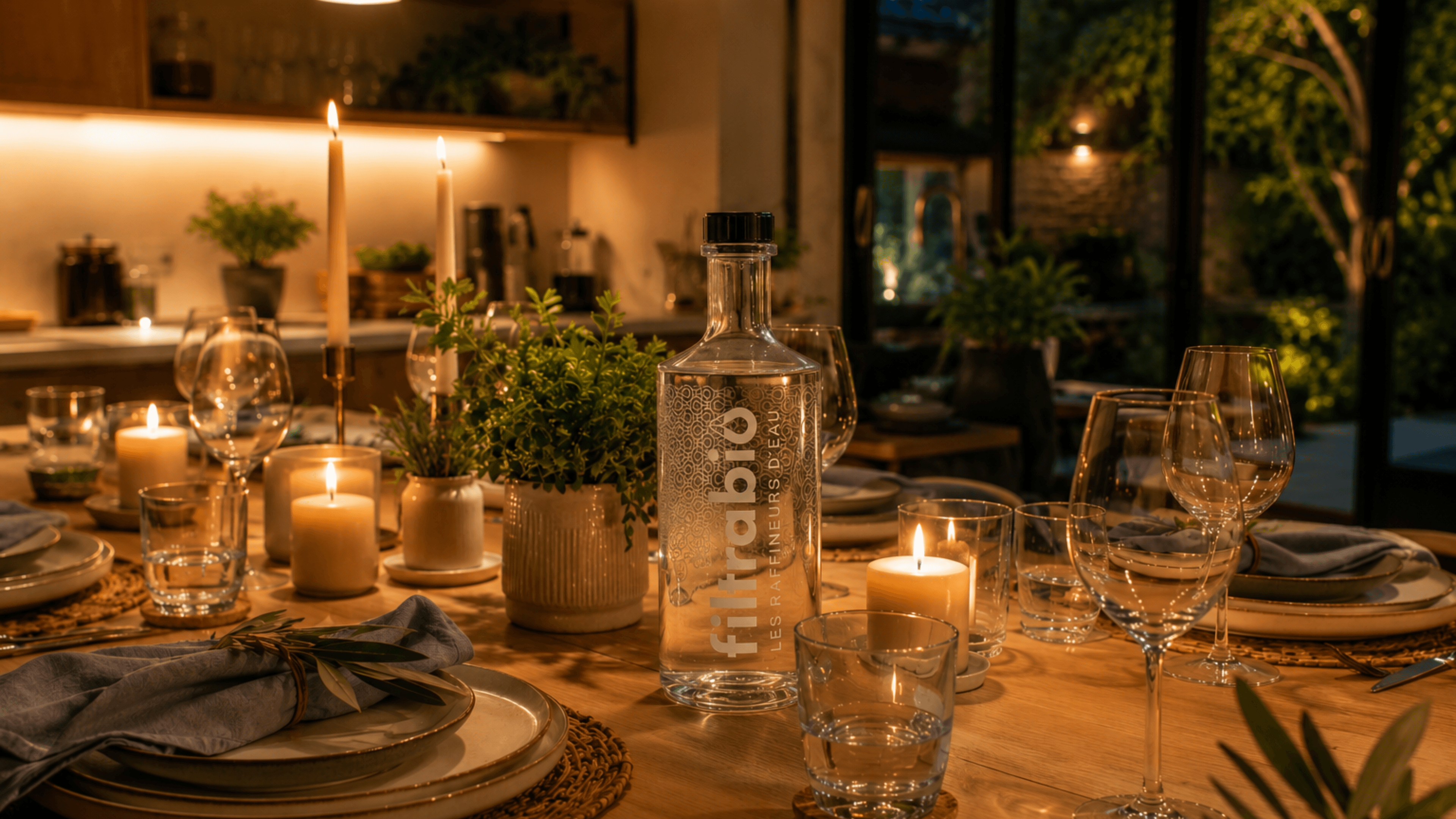 Dîner Filtrabio à grande tablée — illustration